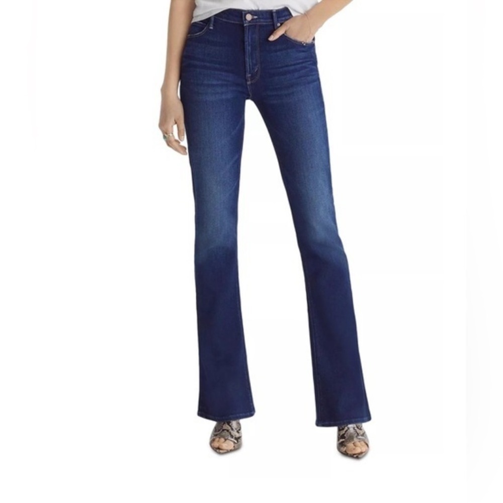 MOTHER The Runaway Mini Flare Jeans in Home Movies size 24 B66